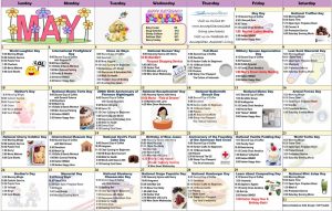 May 2020 Resident Calendar