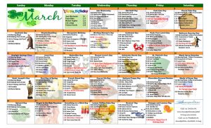 March 2023 Resident Calendar